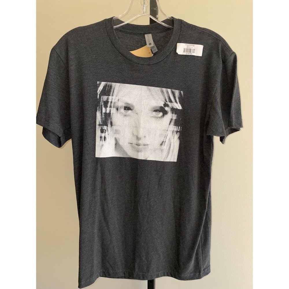 Next Level Dark Gray Graphic Short Sleeve T Shirt Free Brittney L New (26512)